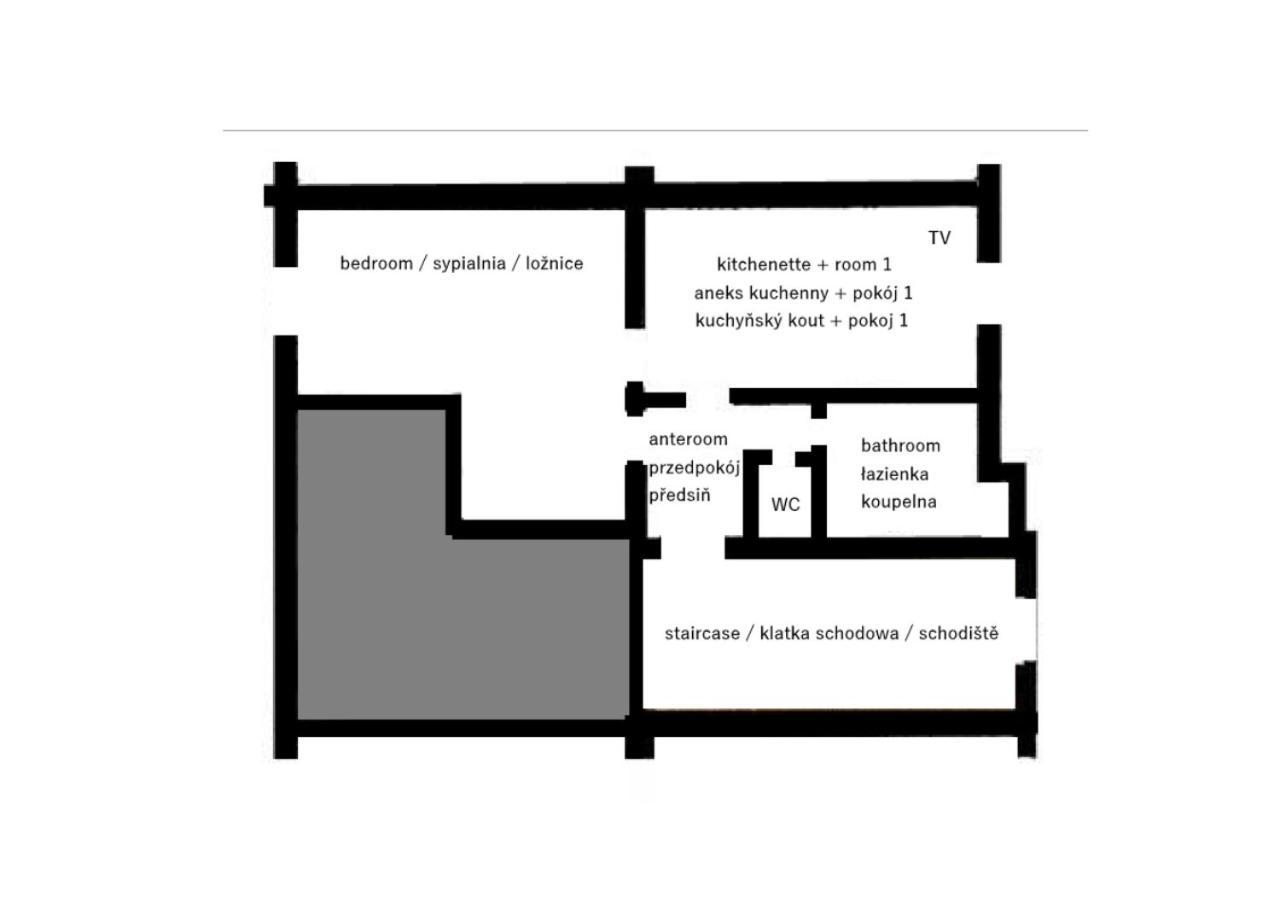 Pod Nachodskym Zamkem Apartment ภายนอก รูปภาพ
